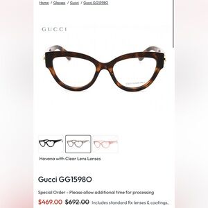 Gucci Eyeglasses GG1598O